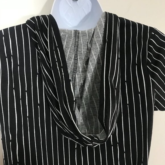 Disney Nightmare B4 Christmas Striped Hooded Shirt - Picture 5 of 7